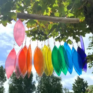 Rainbow Glass Chime – Assorted | www.artisangoods.co.uk 5