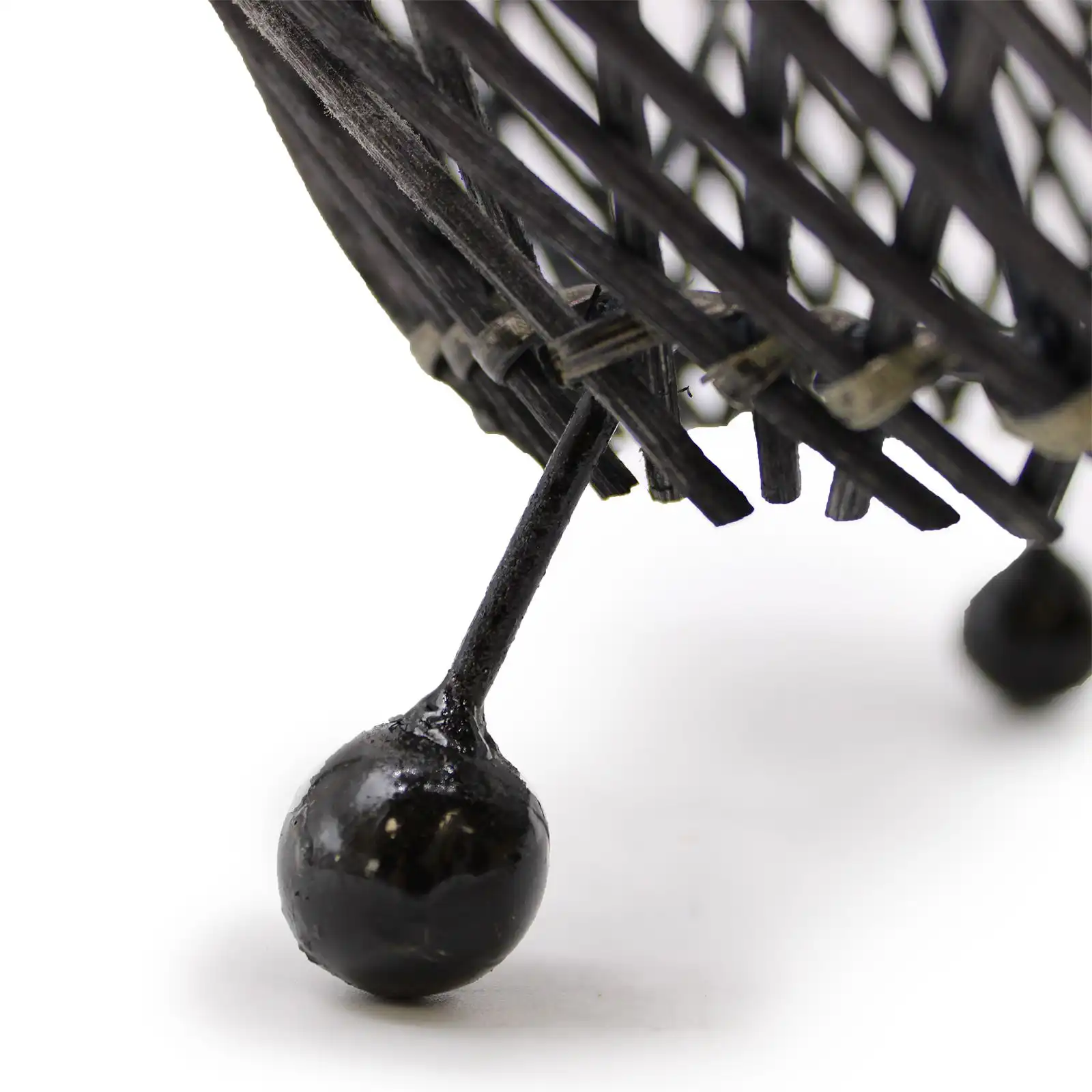 Rattan Table Lamps – Black | www.artisangoods.co.uk 4 Rattan Table Lamps - Black - Image 3