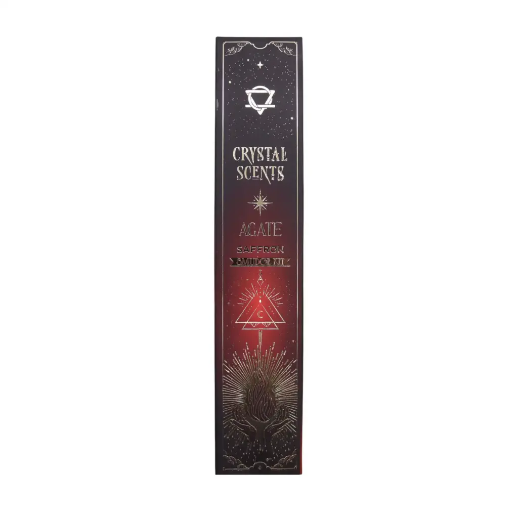 Red Agate Crystal Scents Smudge Incense – Saffron | www.artisangoods.co.uk 5