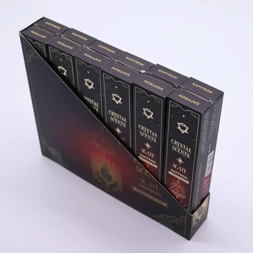 Red Agate Crystal Scents Smudge Incense – Saffron | www.artisangoods.co.uk