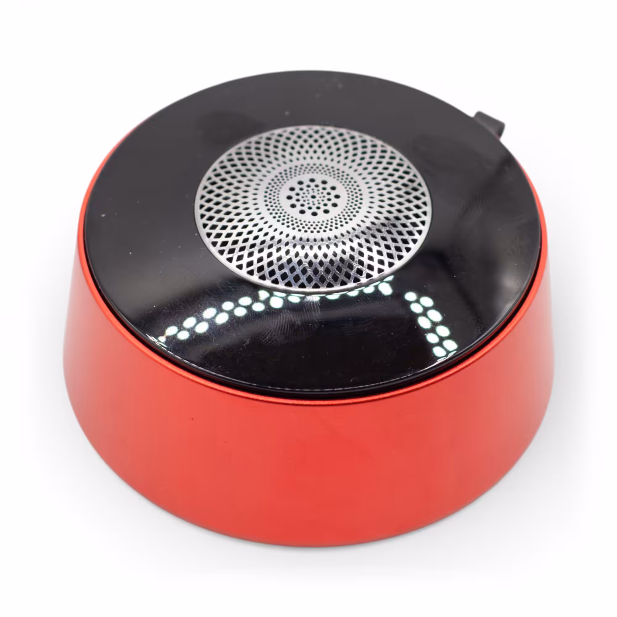 Red Mandala Lighting Effect Mini Speaker | www.artisangoods.co.uk 6 Red Mandala Lighting Effect Mini Speaker - Image 5