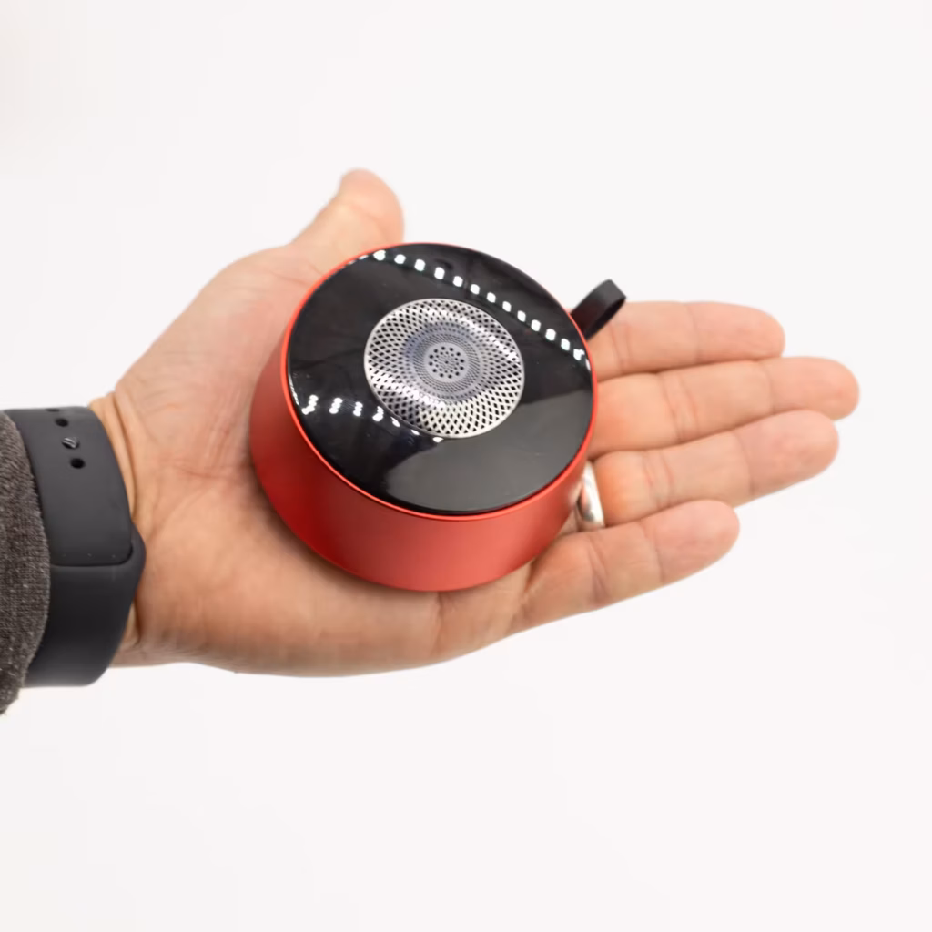 Red Mandala Lighting Effect Mini Speaker | www.artisangoods.co.uk 2 Red Mandala Lighting Effect Mini Speaker | www.artisangoods.co.uk 2