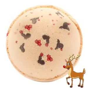 Reindeer and Red Nose Bath Bomb – Toffee & Caramel | www.artisangoods.co.uk 2