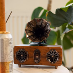Retro Mini Double Gramophone Speaker – Bluetooth – 5.4 watt x 2 | www.artisangoods.co.uk 7