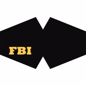 Reusable Fashion Face Covering – FBI (Adult) | www.artisangoods.co.uk 2