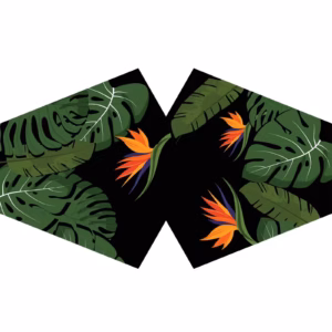 Reusable Fashion Face Covering – Green Jungle (Adult) | www.artisangoods.co.uk 2