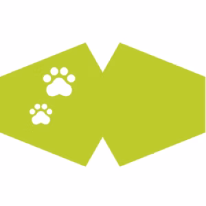 Reusable Fashion Face Covering – Pet Feet (Adult) | www.artisangoods.co.uk 3