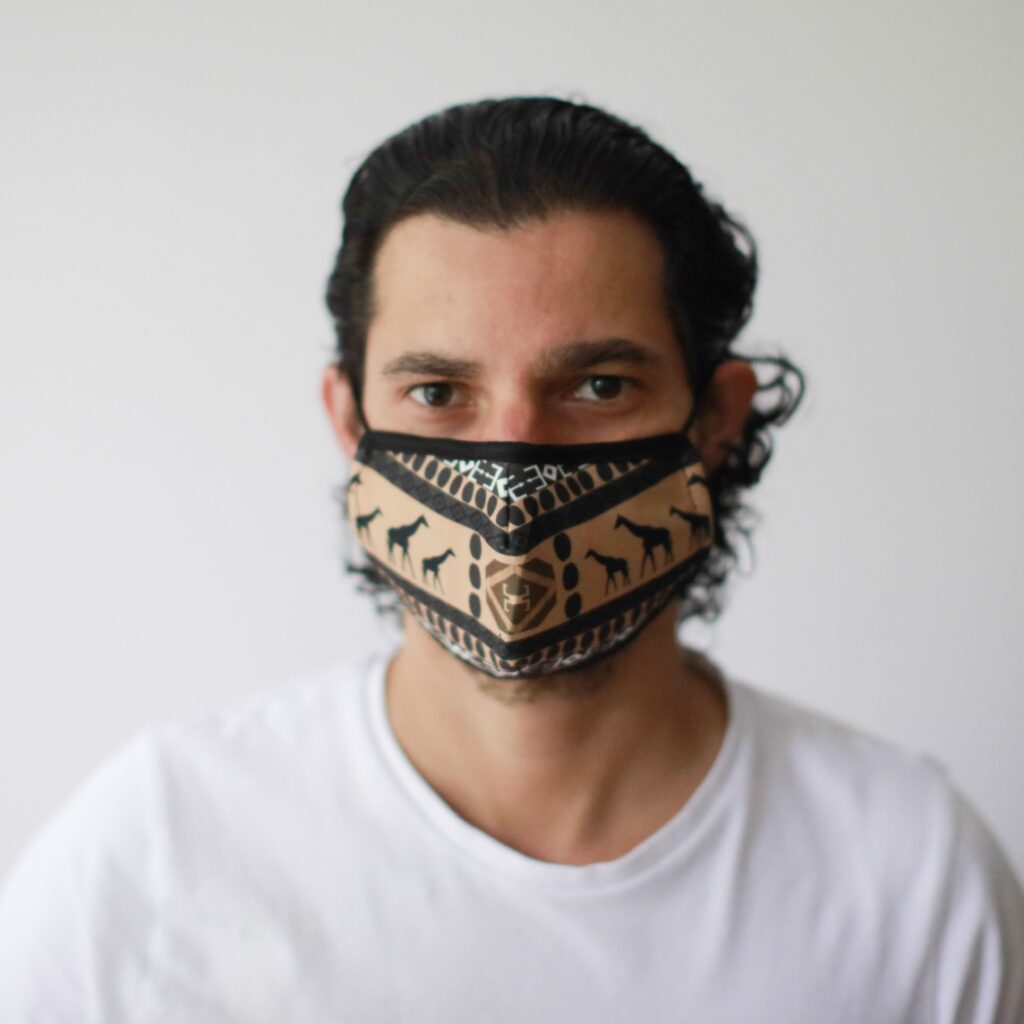 Reusable Fashion Face Mask – African Tribal  (Adult) | www.artisangoods.co.uk 3