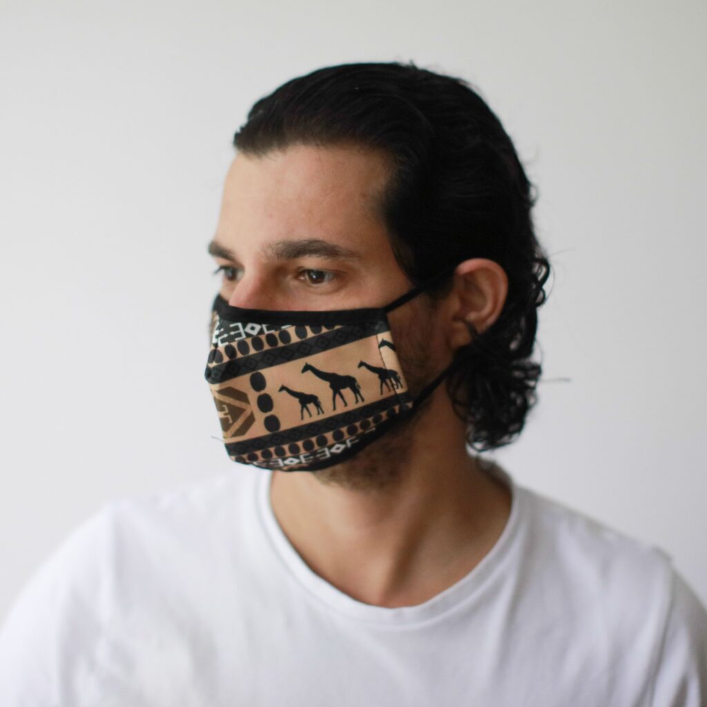 Reusable Fashion Face Mask – African Tribal  (Adult) | www.artisangoods.co.uk 2
