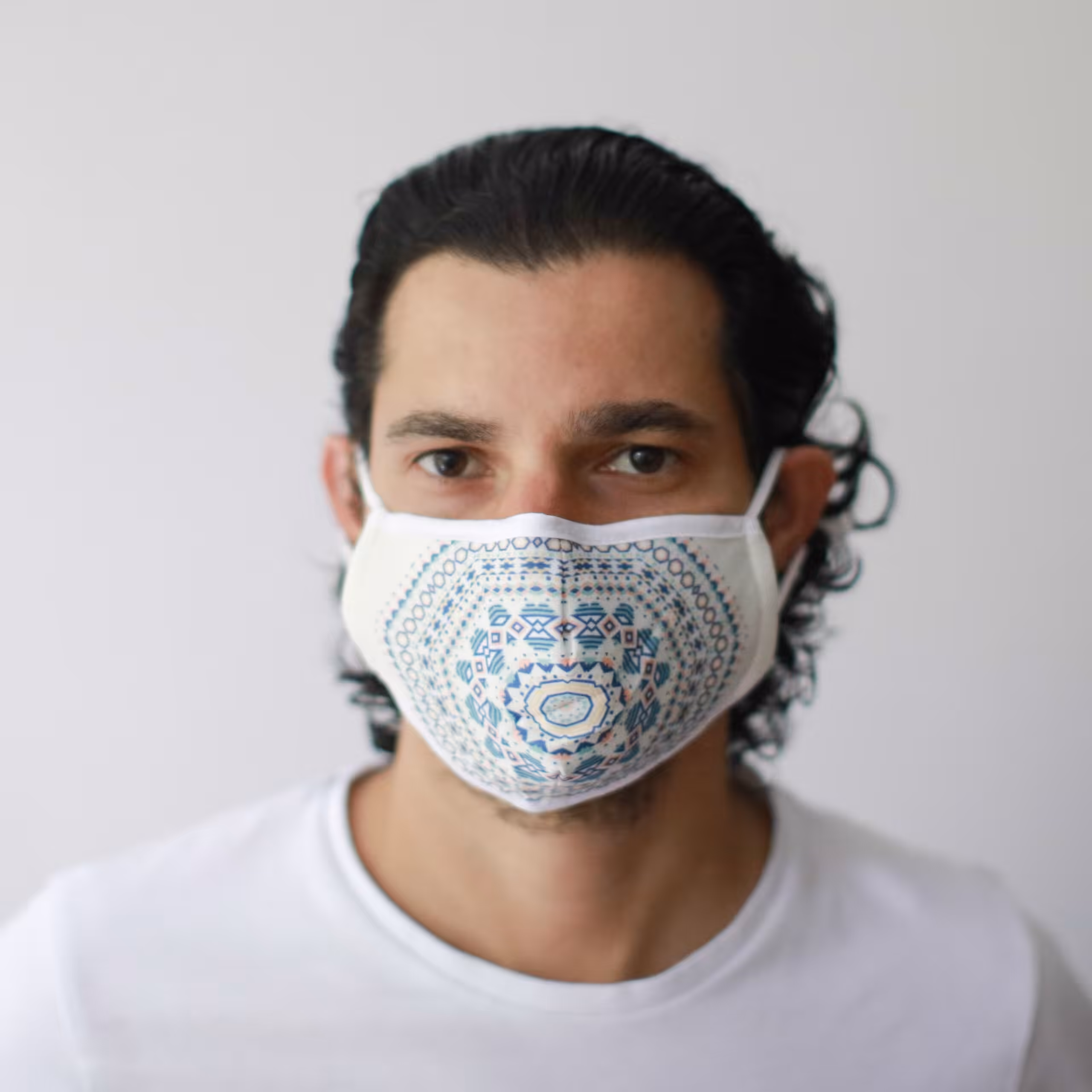 Reusable Fashion Face Mask – Aztec Tribal (Adult) | www.artisangoods.co.uk 4 Reusable Fashion Face Mask - Aztec Tribal (Adult) - Image 3