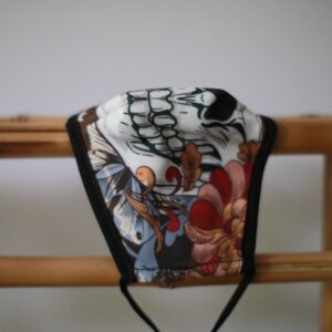 Reusable Fashion Face Mask – Colourful Calavera (Adult) | www.artisangoods.co.uk 7