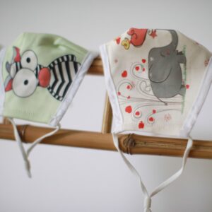Reusable Fashion Face Mask – Crazy Zebra (Children) | www.artisangoods.co.uk 3