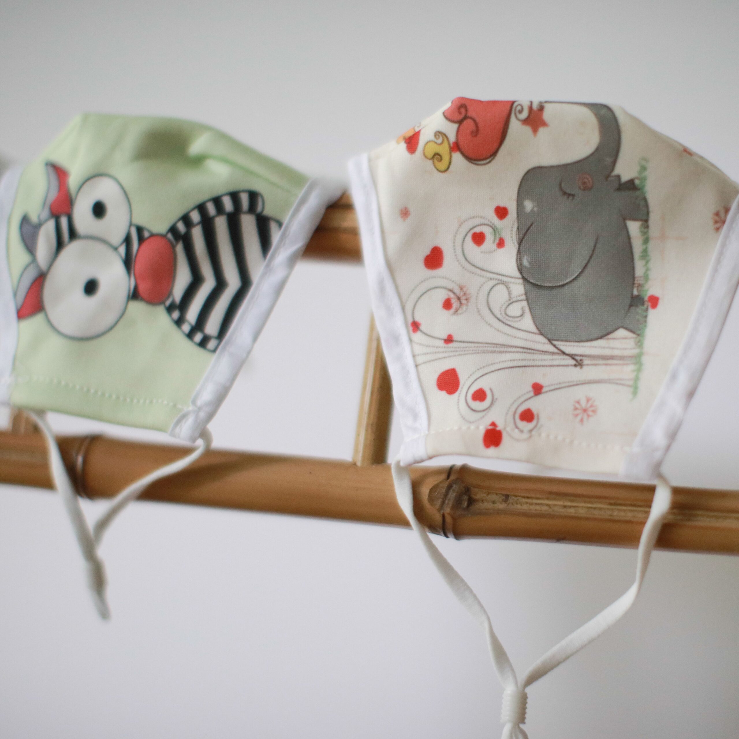 Reusable Fashion Face Mask – Crazy Zebra (Children) | www.artisangoods.co.uk 3