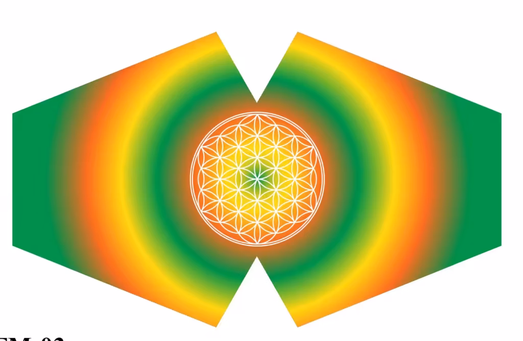 Reusable Fashion Face Mask – Flower of Life (Adult) | www.artisangoods.co.uk