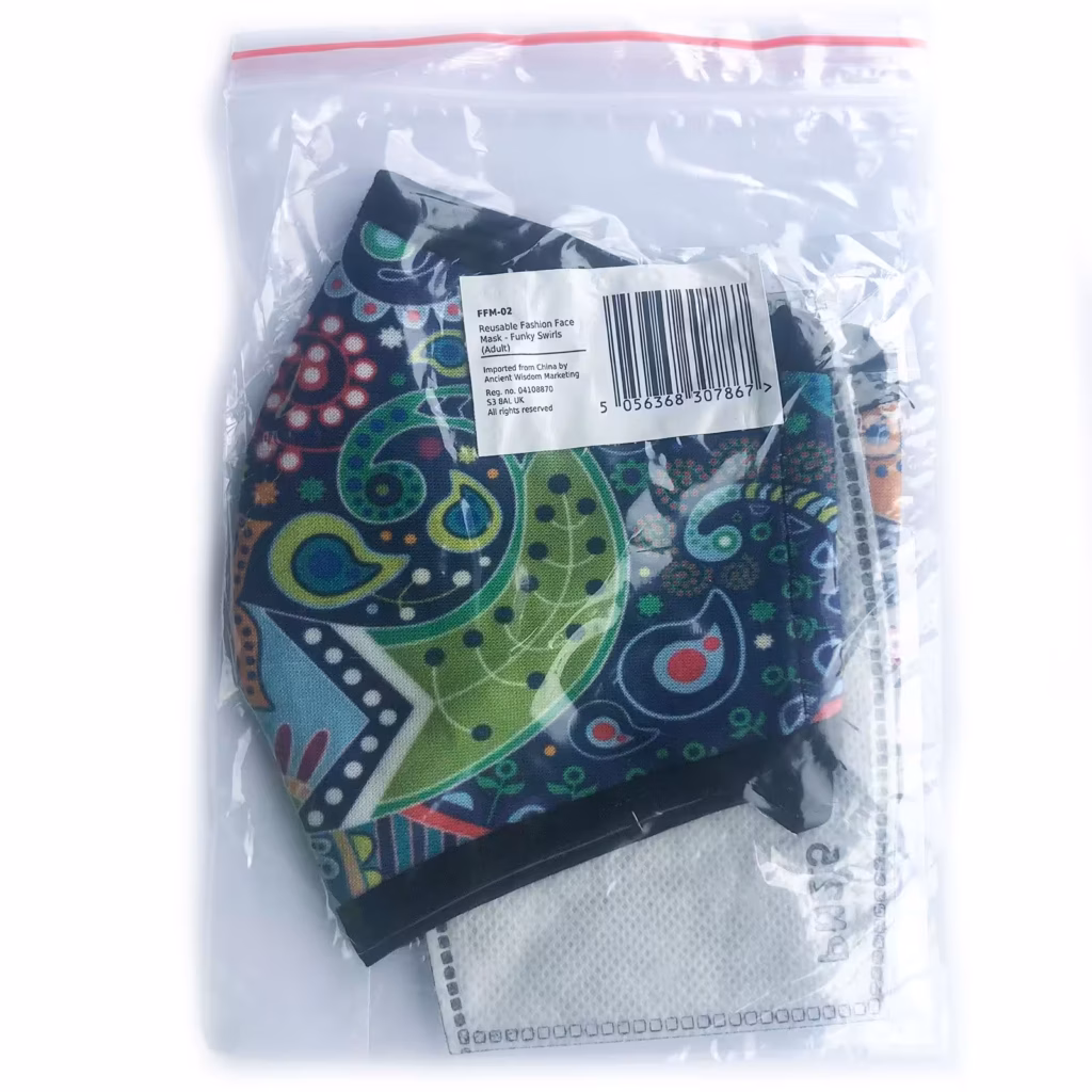 Reusable Fashion Face Mask – Flower of Life (Adult) | www.artisangoods.co.uk 9 Reusable Fashion Face Mask – Flower of Life (Adult) | www.artisangoods.co.uk 9