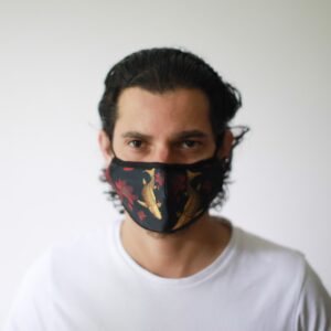 Reusable Fashion Face Mask – Golden Fish (Adult) | www.artisangoods.co.uk 7