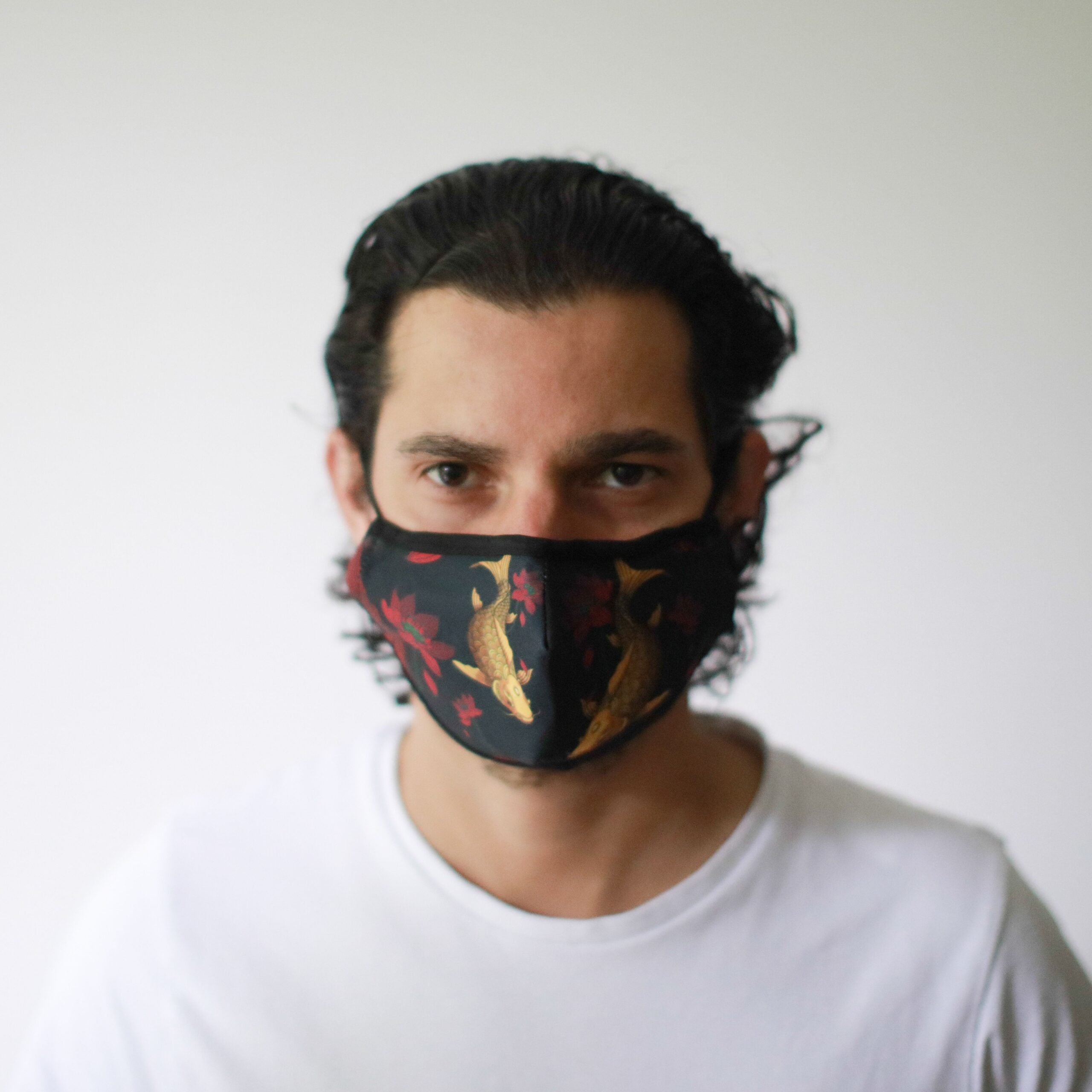 Reusable Fashion Face Mask – Golden Fish (Adult) | www.artisangoods.co.uk 7