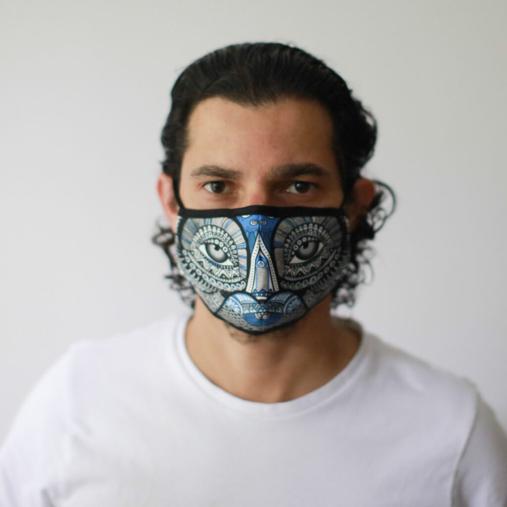 Reusable Fashion Face Mask – Mystical Owl (Adult) | www.artisangoods.co.uk 2 Reusable Fashion Face Mask – Mystical Owl (Adult) | www.artisangoods.co.uk 2