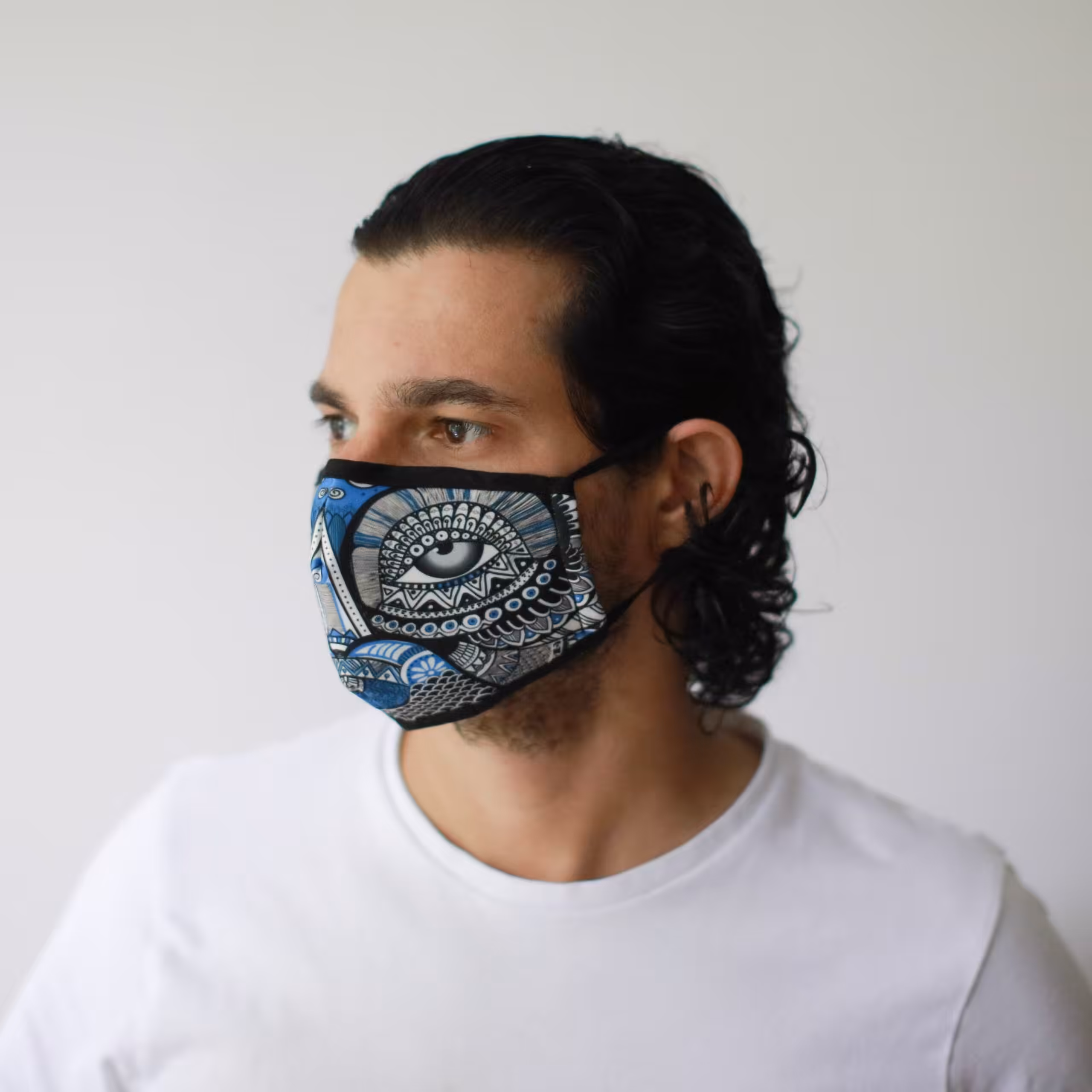 Reusable Fashion Face Mask – Mystical Owl (Adult) | www.artisangoods.co.uk 10 Reusable Fashion Face Mask - Mystical Owl (Adult) - Image 9