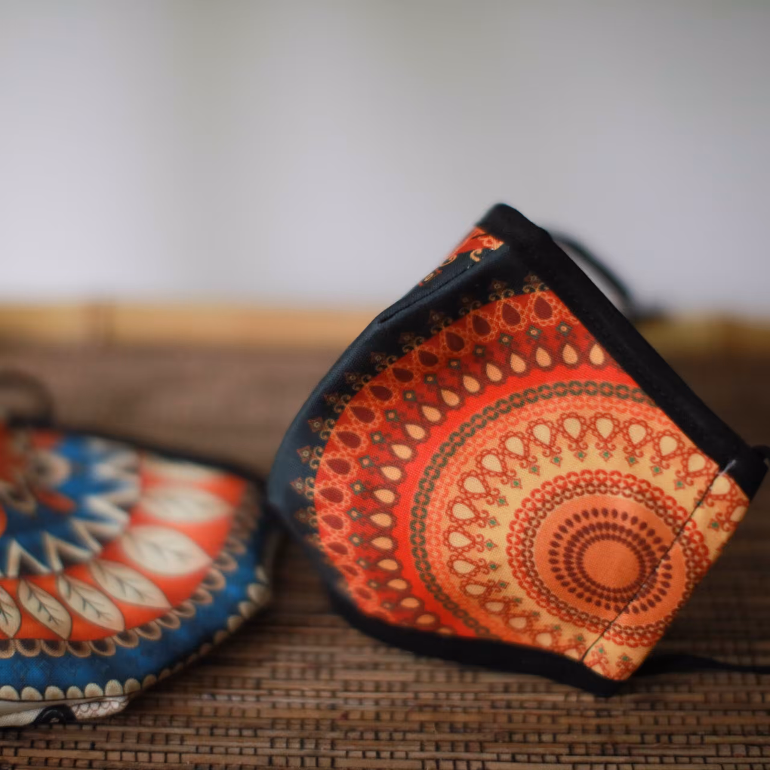 Reusable Fashion Face Mask – Orange Mandala (Adult) | www.artisangoods.co.uk 11 Reusable Fashion Face Mask - Orange Mandala (Adult) - Image 10