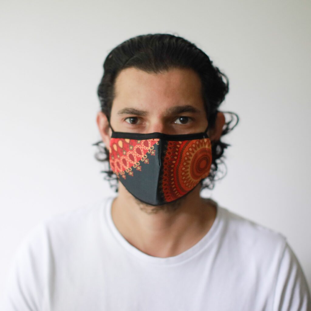 Reusable Fashion Face Mask – Orange Mandala (Adult) | www.artisangoods.co.uk 9 Reusable Fashion Face Mask – Orange Mandala (Adult) | www.artisangoods.co.uk 9