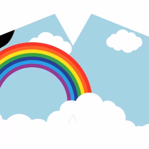 Reusable Fashion Face Mask – Rainbow (Children) | www.artisangoods.co.uk 7