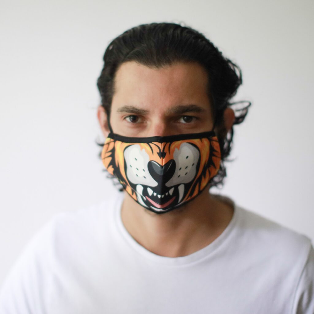 Reusable Fashion Face Mask – Tiger (Adult) | www.artisangoods.co.uk 3 Reusable Fashion Face Mask – Tiger (Adult) | www.artisangoods.co.uk 3