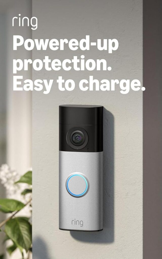 Ring Battery Video Doorbell Plus (Newest Gen) + Chime (3rd Gen)