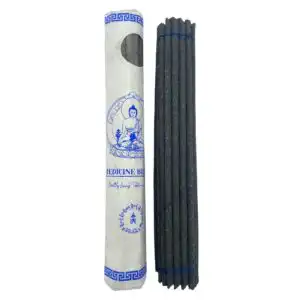 Rolled Pack of 30 Premium Tibetan Incense – Medicine Buddha | www.artisangoods.co.uk
