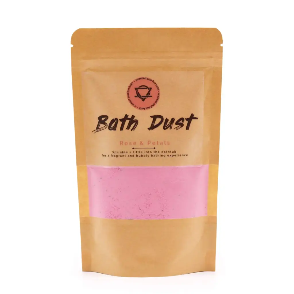 Rose & Petals Bath Dust 190g | www.artisangoods.co.uk