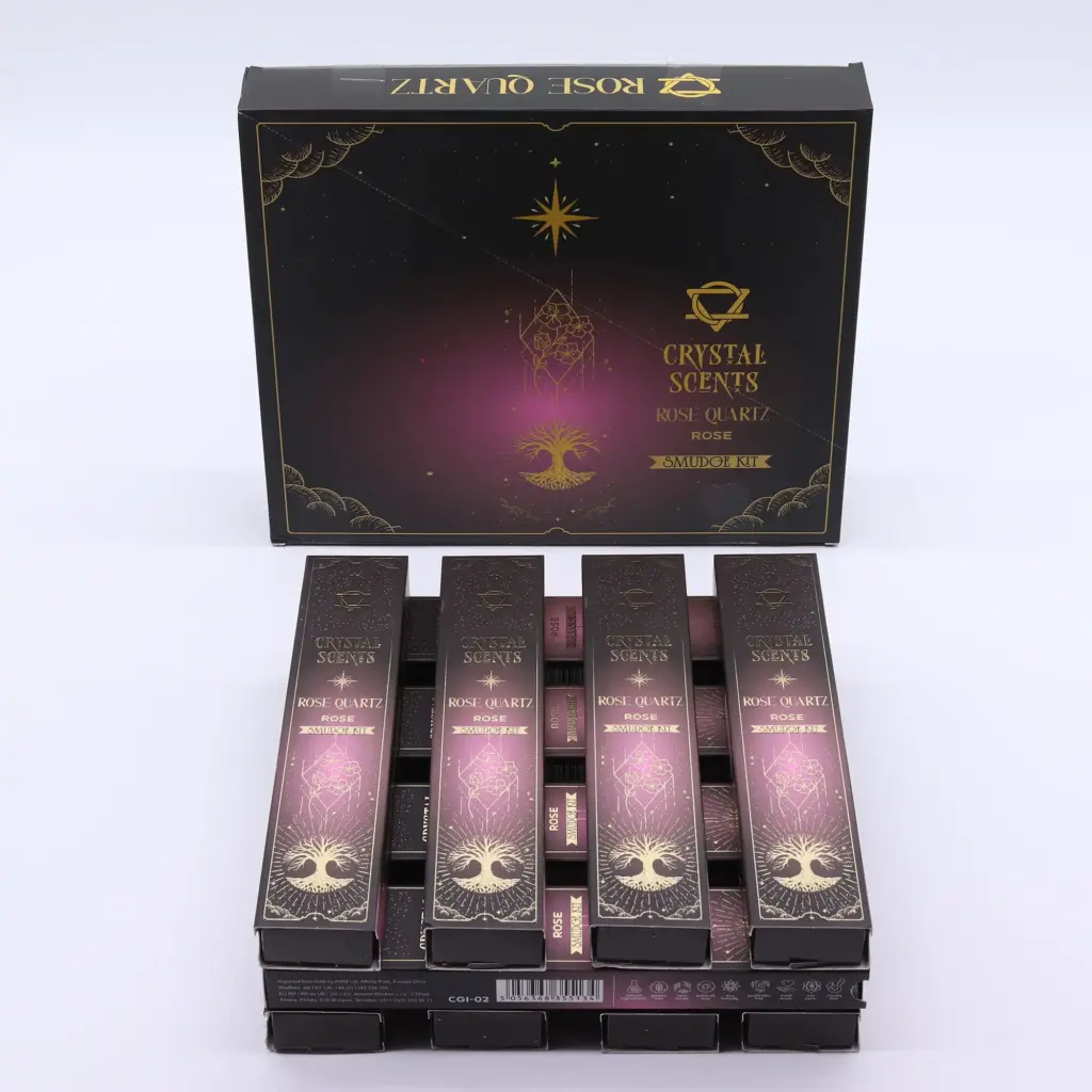 Rose Quartz Crystal Scents Smudge Incense – Rose | www.artisangoods.co.uk 5