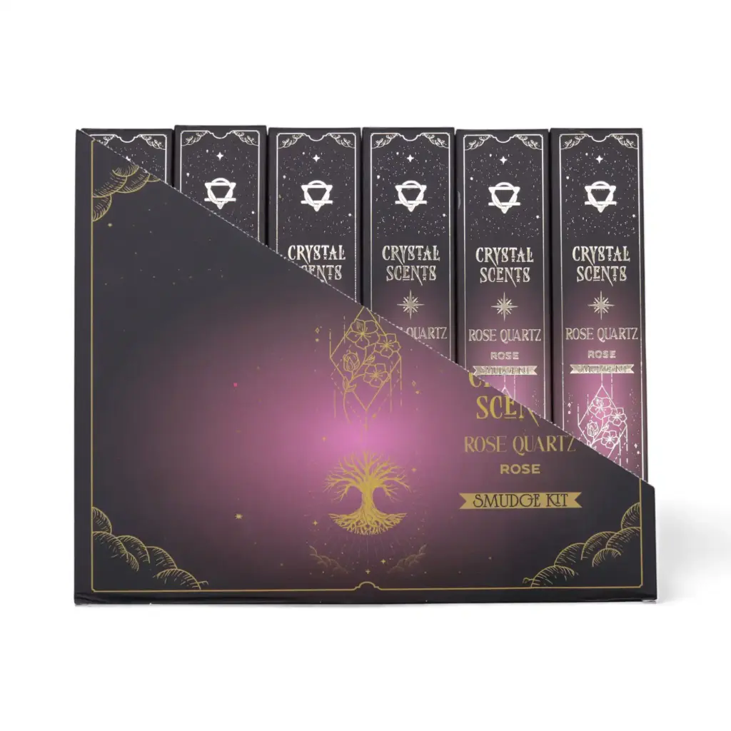 Rose Quartz Crystal Scents Smudge Incense – Rose | www.artisangoods.co.uk 4