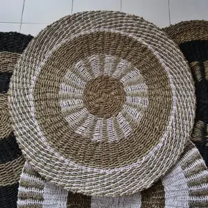 Round Seagrass White & Tan – Inner Sun – 1m | www.artisangoods.co.uk 4