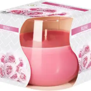 Scented Glass Jar Candle – Rose | www.artisangoods.co.uk Scented Glass Jar Candle – Rose | www.artisangoods.co.uk