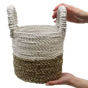 Seagrass Basket Set – Natural White | www.artisangoods.co.uk 10
