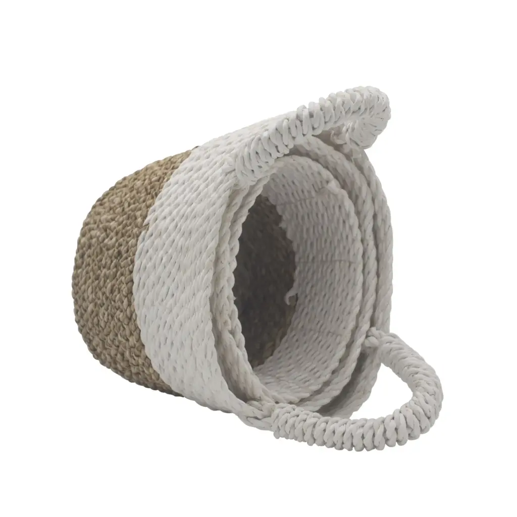 Seagrass Basket Set – Natural White | www.artisangoods.co.uk 6