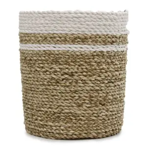 Seagrass Set – 2 Vase & 2 Bins | www.artisangoods.co.uk 3