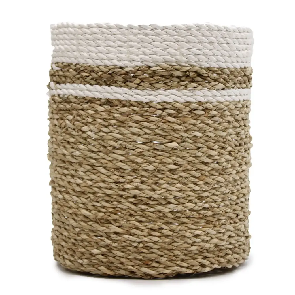 Seagrass Set – 2 Vase & 2 Bins | www.artisangoods.co.uk 2