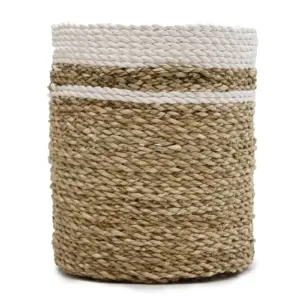 Seagrass Set – 2 Vase & 2 Bins | www.artisangoods.co.uk 2