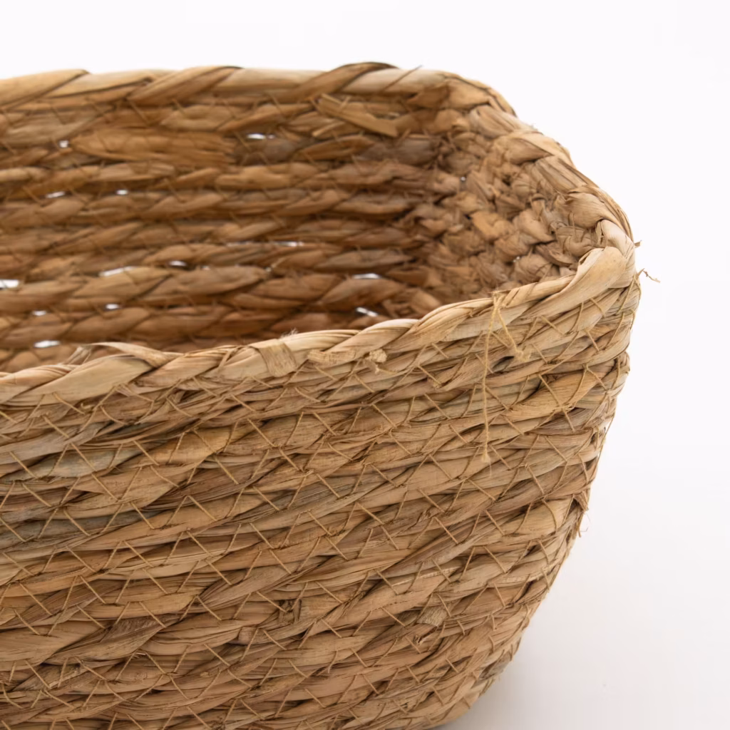 Seagrass Square Baskets – Natural – Set of 3 | www.artisangoods.co.uk 6
