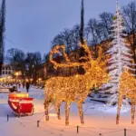 Christmas and Winter Scene
