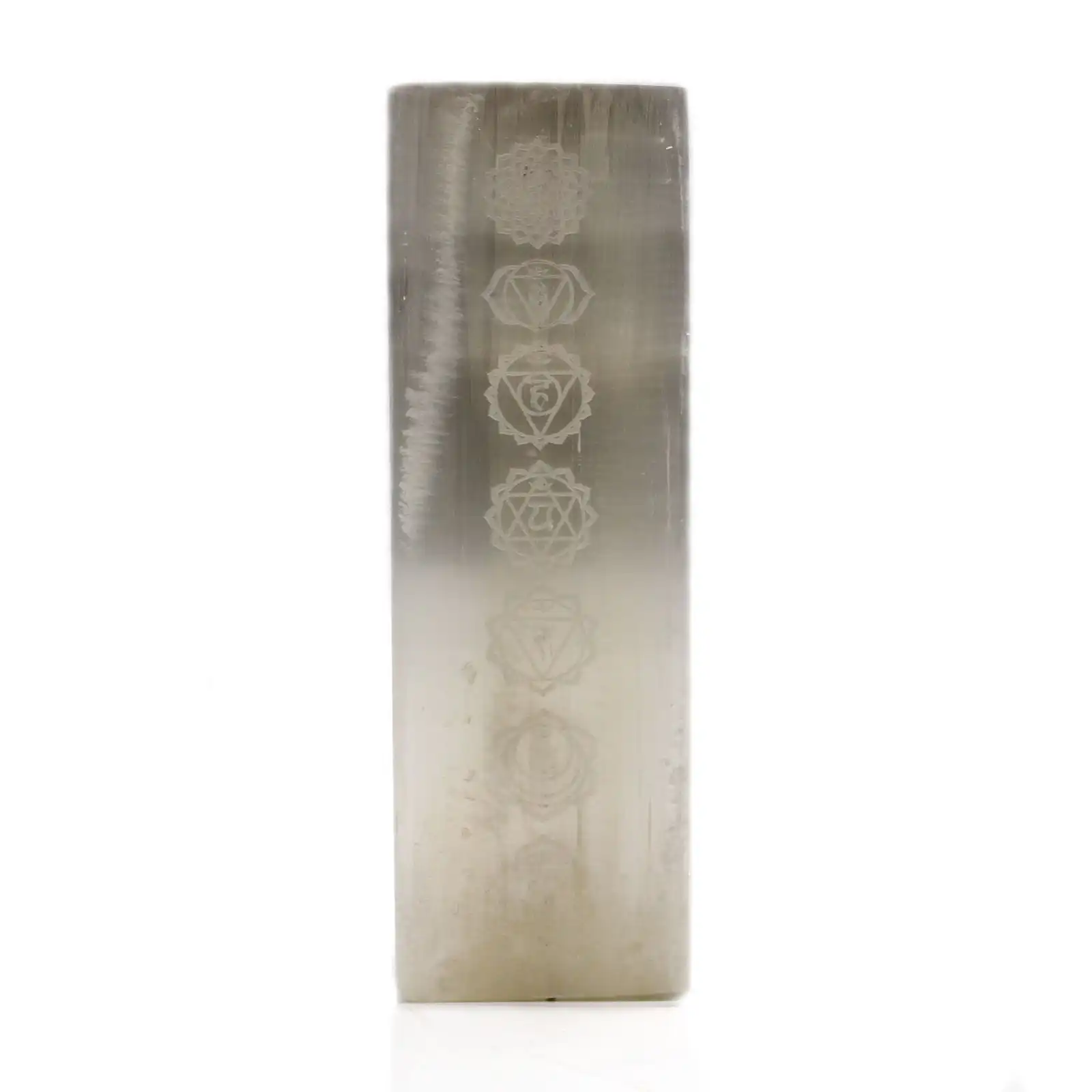Selenite Block Lamp 25cm – Chakra Lamp | www.artisangoods.co.uk 2 Selenite Block Lamp 25cm - Chakra Lamp