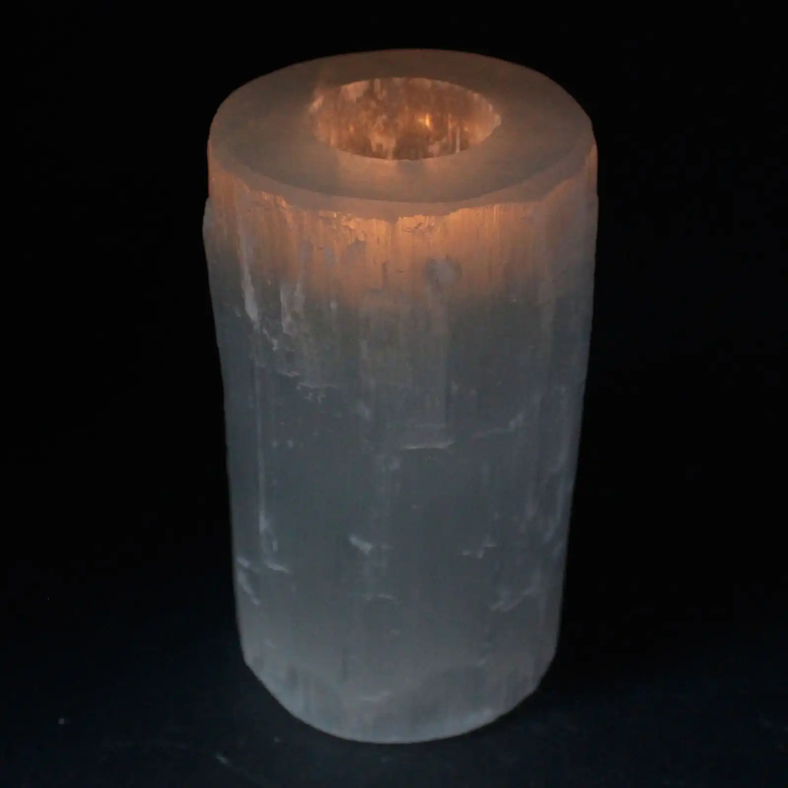 Selenite Cylinder Candle Holder – 15 cm | www.artisangoods.co.uk 3 Selenite Cylinder Candle Holder – 15 cm | www.artisangoods.co.uk 2