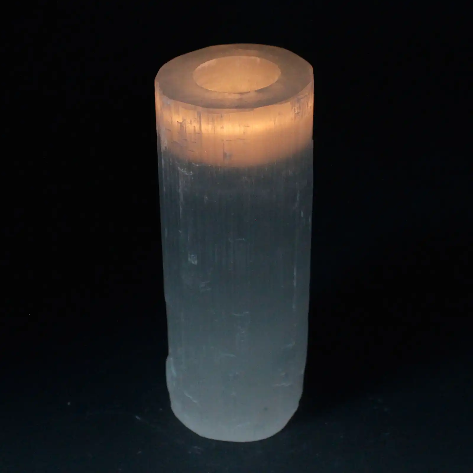 Selenite Cylinder Candle Holder – 20 cm | www.artisangoods.co.uk 3 Selenite Cylinder Candle Holder – 20 cm | www.artisangoods.co.uk 2