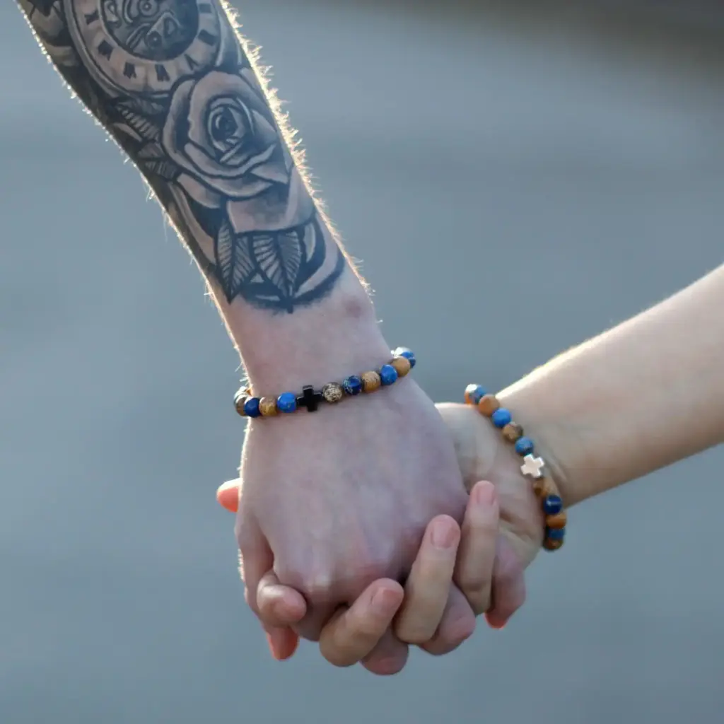 Set of 2 Gemstones Friendship Bracelets – Harmony – Rainbow Gemstones | www.artisangoods.co.uk 8