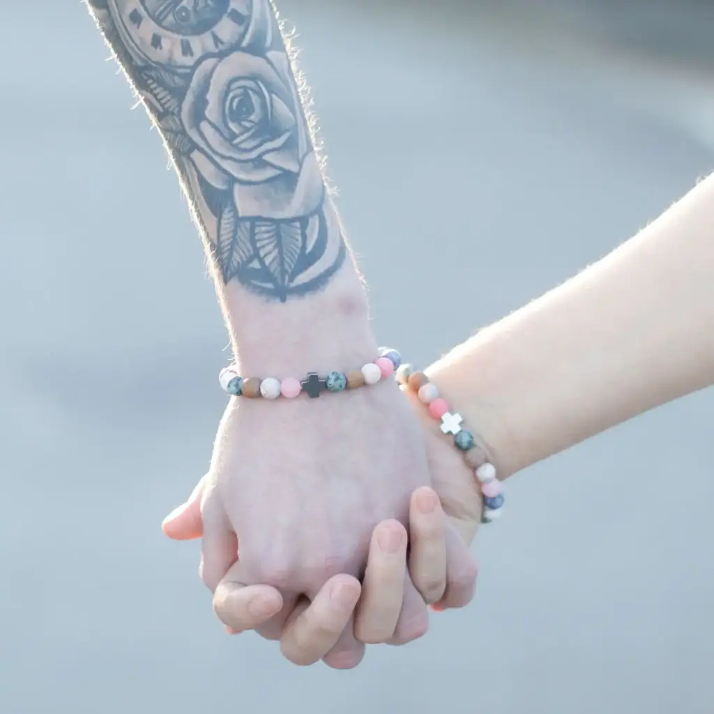 Set of 2 Gemstones Friendship Bracelets – Support – Sodalite & Picture Stone | www.artisangoods.co.uk 8
