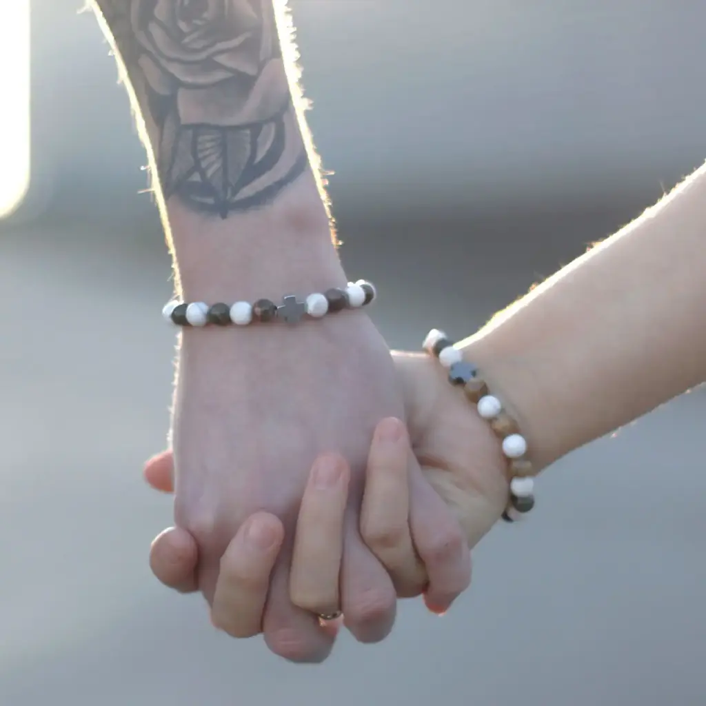 Set of 2 Gemstones Friendship Bracelets – Support – Sodalite & Picture Stone | www.artisangoods.co.uk 4