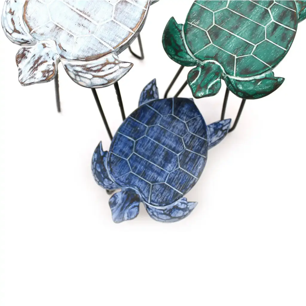 Set of 3 Albasia Wood Plant Stands – Turtles | www.artisangoods.co.uk 4 Set of 3 Albasia Wood Plant Stands – Turtles | www.artisangoods.co.uk 4