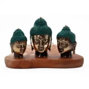 Set of 3 – Buddha Heads (asst sizes=