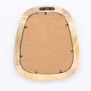 Set of 3 Pebble Shaped Mirrors – Light Wood Finish | www.artisangoods.co.uk 8